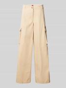 HUGO Loose Fit Cargohose mit Lyocell-Anteil Modell 'Holama' in Beige, ...