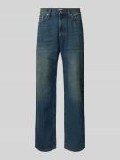 REVIEW Jeans im 5-Pocket-Design in Blau, Größe 28