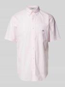 Gant Freizeithemd mit Button-Down-Kragen in Rose, Größe S