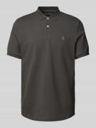 Marc O'Polo Regular Fit Poloshirt mit Label-Stitching in Anthrazit, Gr...