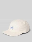 ROTHOLZ Cap mit Label-Patch Modell '5-PANEL' in Offwhite, Größe 1