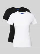 Hugo Blue T-Shirt mit Rundhalsausschnitt Modell 'Nerenia' im 2er-Pack ...