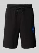 Hugo Blue Regular Fit Sweatshorts in Black, Größe M