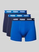 Puma Trunks mit Label-Detail im 3er-Pack in Blau, Größe S