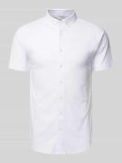Desoto Business-Hemd mit Button-Down-Kragen in Weiss, Größe S