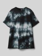 Blue Effect Oversized T-Shirt mit Batik-Muster in Black, Größe 152