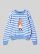 Polo Ralph Lauren Teens Sweatshirt mit Streifenmuster und Motiv-Print ...