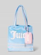 Juicy Couture Shopper mit Label-Stitching Modell 'IRIS' in Hellblau, G...