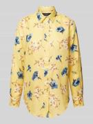 Lauren Ralph Lauren Regular Fit Hemdbluse aus Leinen mit floralem Must...