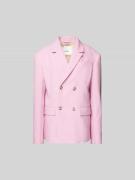 Nanushka Blazer mit Reverskragen in Rosa, Größe L