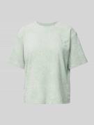 Jake*s Casual T-Shirt aus Frottee mit floralem Muster in Mint, Größe X...