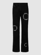 EIGHTYFIVE Jeans mit Label-Print in Black, Größe 31