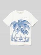 Polo Ralph Lauren Teens T-Shirt mit Motiv-Print in Offwhite, Größe 164