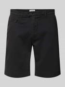 Casual Friday Chino-Shorts mit Eingrifftaschen in Black, Größe M