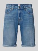 Tommy Jeans Jeansshorts mit Label-Stitching Modell 'RONNIE' in Blau, G...