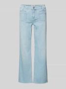Cambio Wide Leg Jeans mit verkürztem Schnitt Modell 'TESS' in Hellblau...