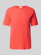 s.Oliver RED LABEL T-Shirt mit Strukturmuster in Koralle, Größe S