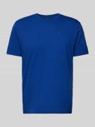CHAMPION T-Shirt mit Logo-Stitching in Blau, Größe XS