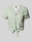 Vero Moda Blusenshirt aus Viskose mit Knotendetail Modell 'EASY JOY' i...