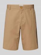Gant Relaxed Fit Shorts mit Gürtelfalten in Beige, Größe 30