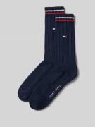 Tommy Hilfiger Socken mit Kontraststreifen im 2er-Pack in Marine, Größ...