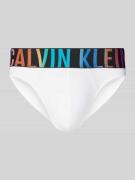 Calvin Klein Underwear Slip mit elastischem Logo-Bund in Weiss, Größe ...