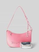 Juicy Couture Hobo Bag mit Label-Applikation Modell 'JASMINE' in Pink,...