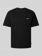 Michael Kors T-Shirt mit Label-Patch in Black, Größe L