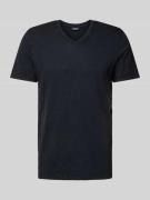Superdry T-Shirt mit V-Ausschnitt in Marine, Größe S