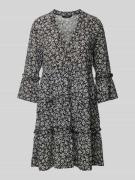 Vero Moda Minikleid mit floralem Print Modell 'EASY JOY' in Black, Grö...