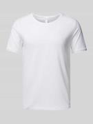 Skiny T-Shirt mit Rundhalsausschnitt in Weiss, Größe S
