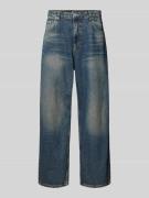 REVIEW Jeans mit 5-Pocket-Design in Dunkelblau, Größe 29