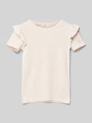 Lil Atelier T-Shirt mit Volants Modell 'RACHEL' in Hellrosa, Größe 98