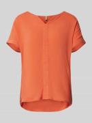 Soyaconcept Bluse mit Tunikakragen Modell 'Radia' in Orange, Größe S
