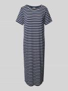Fransa T-Shirt-Kleid mit Streifenmuster Modell 'Ivy' in Marine, Größe ...