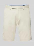 POLO RALPH LAUREN Slim Stretch Fit Shorts im unifarbenen Design in Bei...