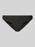 Jake*s Casual Bikini-Slip mit Strukturmuster in Black, Größe L