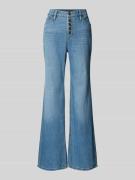 Lauren Ralph Lauren Flared Cut Jeans mit Knopfleiste in Jeansblau, Grö...