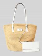 Lauren Ralph Lauren Shopper mit Label-Detail Modell 'BRIE' in Sand, Gr...