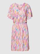 B.Young Knielanges Kleid mit Animal-Print Modell 'Joella' in Pink, Grö...