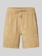 POLO RALPH LAUREN Regular Fit Shorts mit Logo-Stitching in Beige, Größ...