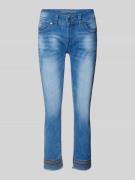 Blue Monkey Skinny Fit Jeans mit verkürztem Schnitt Modell 'CHARLOTTE'...