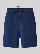 Polo Ralph Lauren Regular Fit Shorts mit Logo-Stitching in Marine, Grö...
