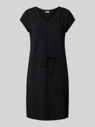 B.Young Knielanges Kleid mit Tunnelzug Modell 'Pandinna' in Black, Grö...
