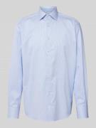 Eterna Comfort Fit Business-Hemd mit Streifenmuster in Blau, Größe 40