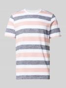 MCNEAL T-Shirt mit Streifenmuster in Weiss, Größe S