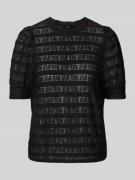 Vero Moda Bluse mit Streifenmuster Modell 'NICOLINE' in Black, Größe X...