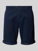 Tom Tailor Denim Slim Fit Chino-Shorts in unifarbenem Design in Marine...