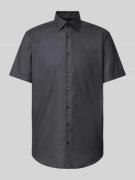 Christian Berg Men Regular Fit Business-Hemd mit fein strukturiertem M...