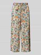 Soyaconcept Regular Fit Culotte mit Allover-Print Modell 'EMMALENE' in...